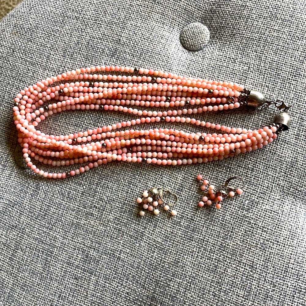 Vintage necklace with Matching earrings